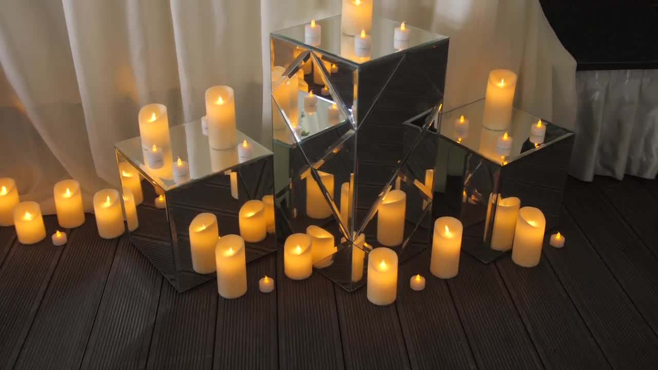 Candles And Mirrors Stock Video Motion Array