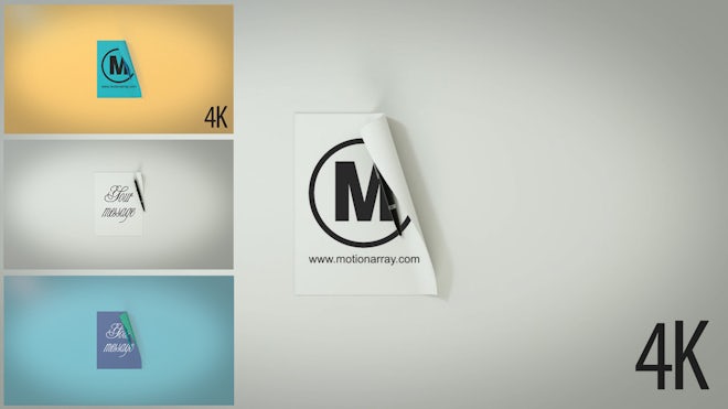 3D Paper Logo And Text Opener Freebies template preview