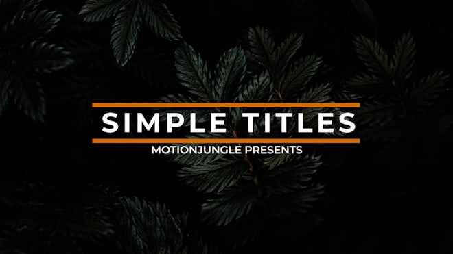Minimal Titles Freebies template preview