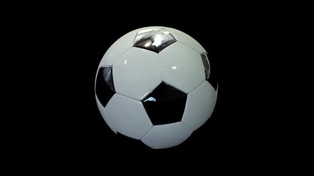 Realistic Soccer Ball: Stock Motion Graphics