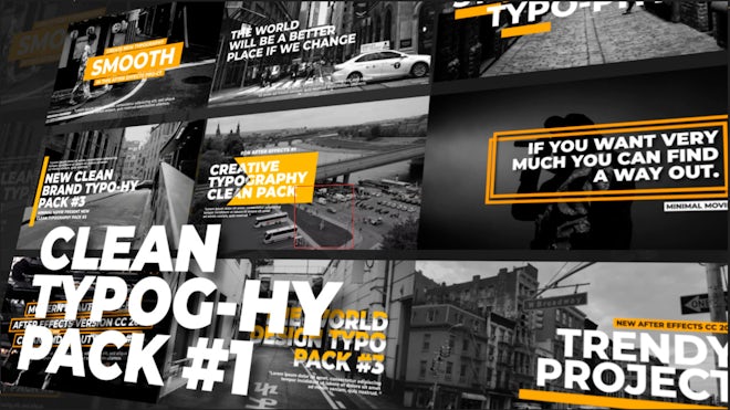 Typography Titles - Clean V1 Freebies template preview