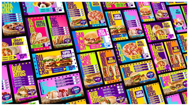 Food Menu Restaurant Promotion Freebies template preview