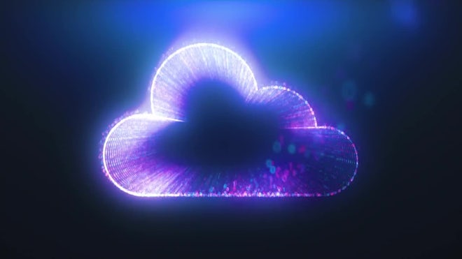 Cloud Computing Background - Stock Motion Graphics | Motion Array