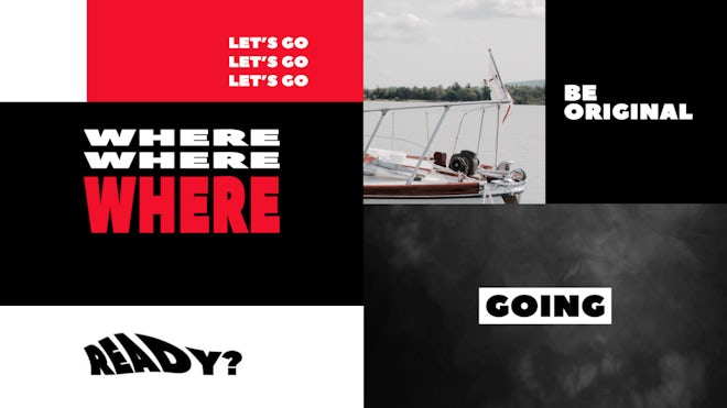 Typography Stomp Opener | 2 In 1 Freebies template preview