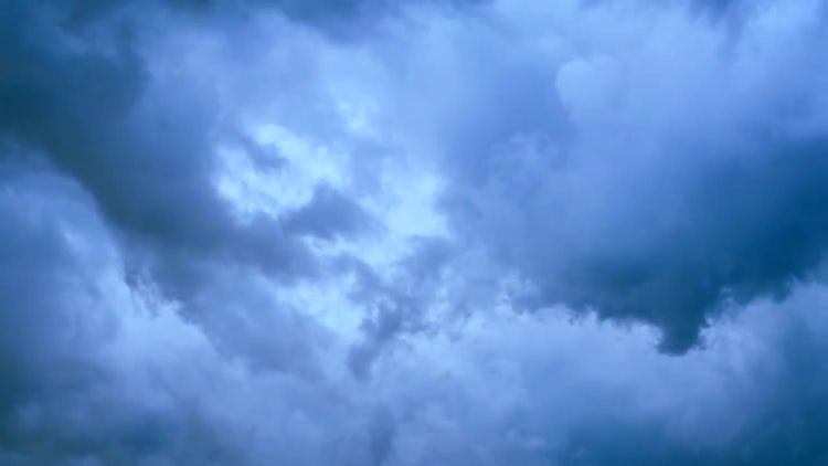 Clouds Scatter After Storm: Stock Video