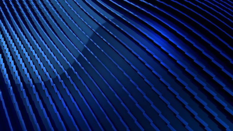 Waving Striped Lines: Stock Motion Graphics