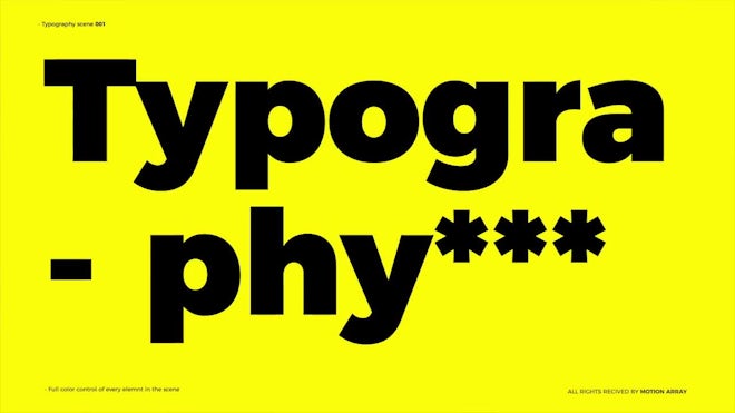 Big Titles Scenes Freebies template preview