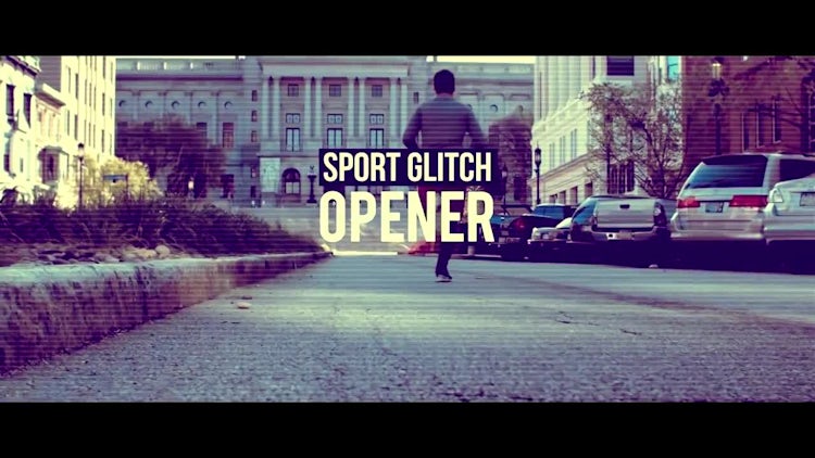 Sport Glitch Opener: Premiere Pro Templates