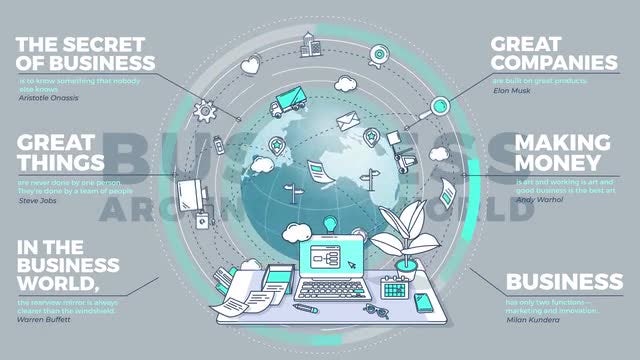 Business Worldwide: After Effects Templates