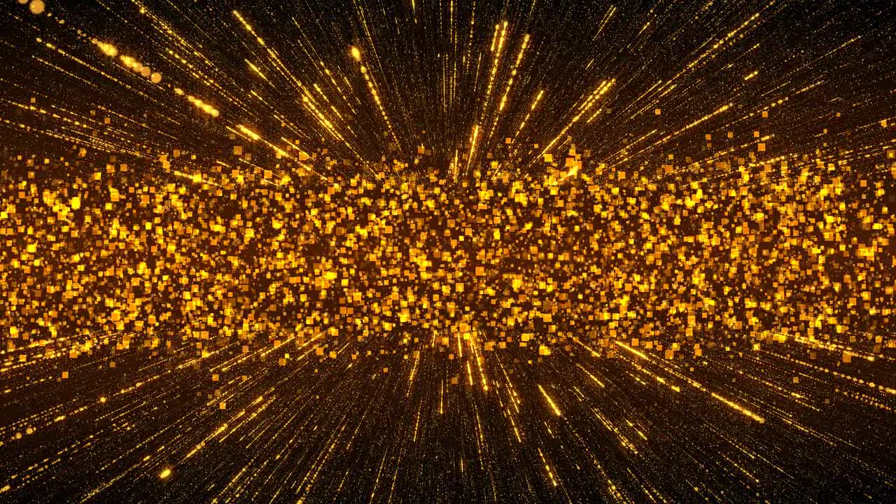 Golden Beaming Lights - Stock Motion Graphics | Motion Array