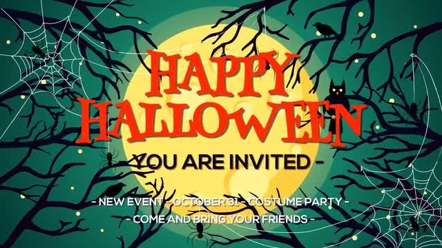 Halloween Opener: After Effects Templates