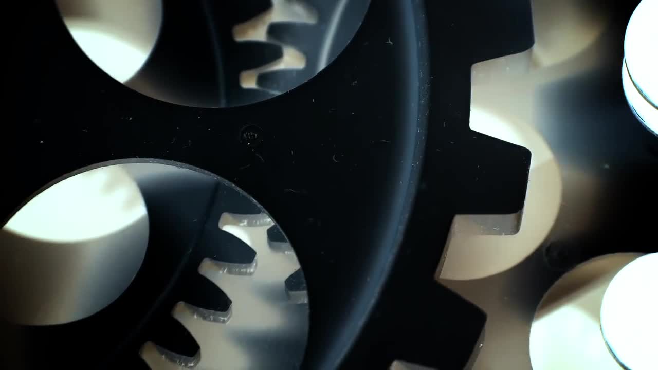 Rotating Gears Stock Video Motion Array