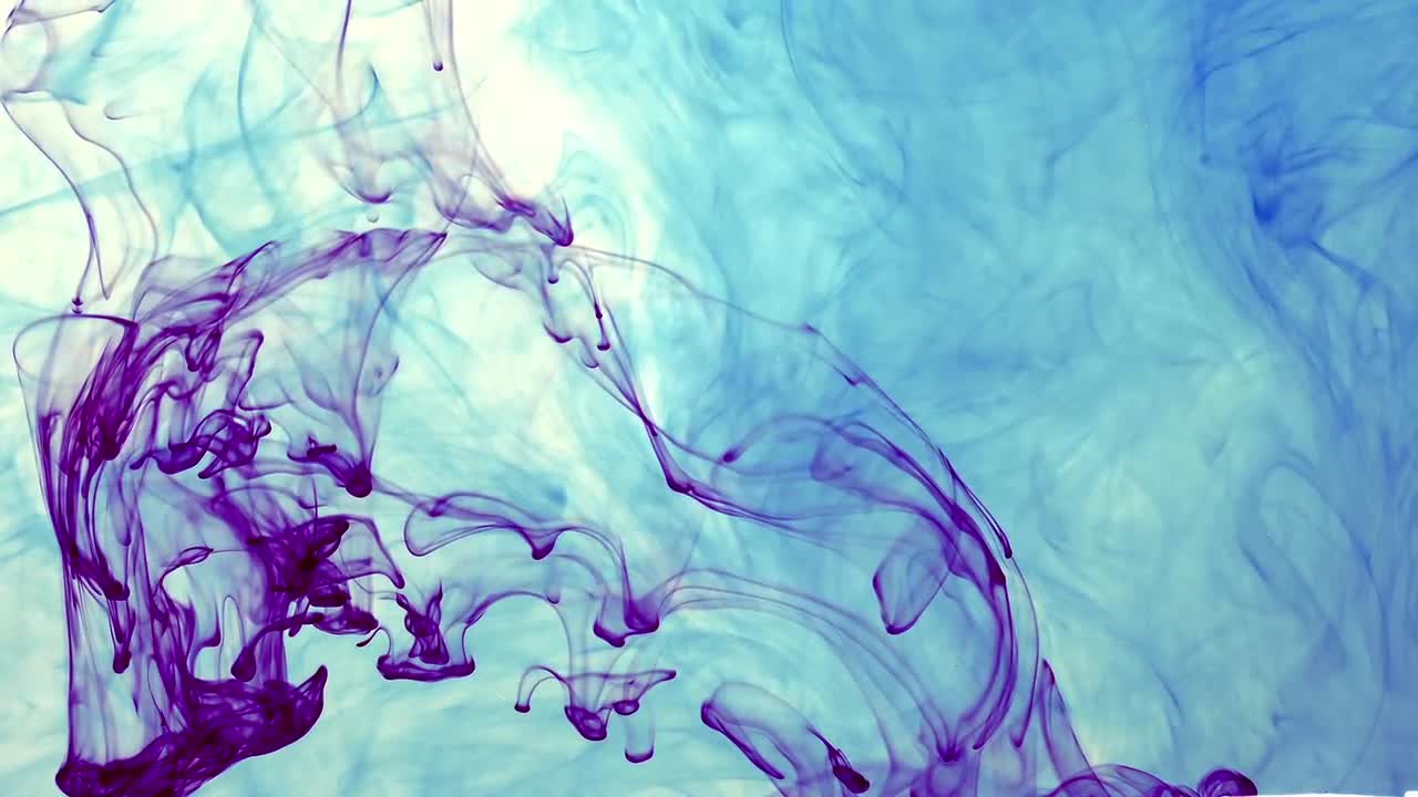 Blue And Purple Paint - Stock Video | Motion Array