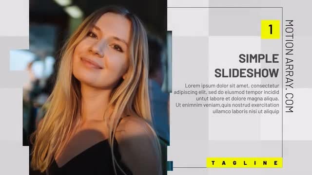 Simple Slideshow: After Effects Templates