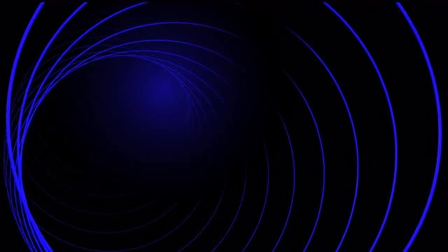 Blue Neon Tube: Stock Motion Graphics
