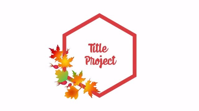 Autumn Titles: DaVinci Resolve Templates