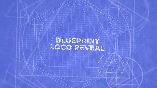 Blueprint Logo Reveal: Final Cut Pro Templates