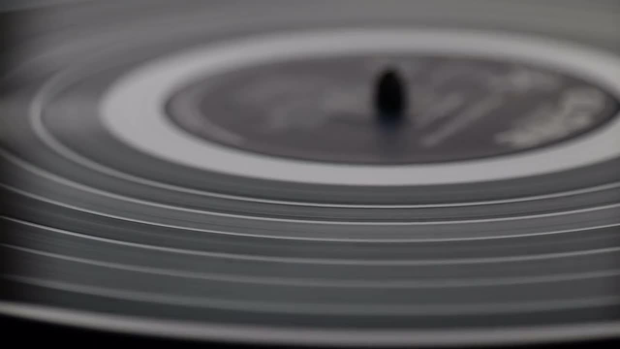 Vinyl Record Spinning Stock Video Motion Array