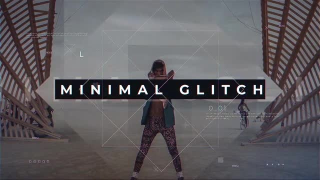Minimal Glitch Promo: After Effects Templates
