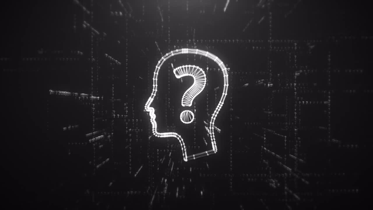 Head With Question Mark Stock Motion Graphics Motion Array
