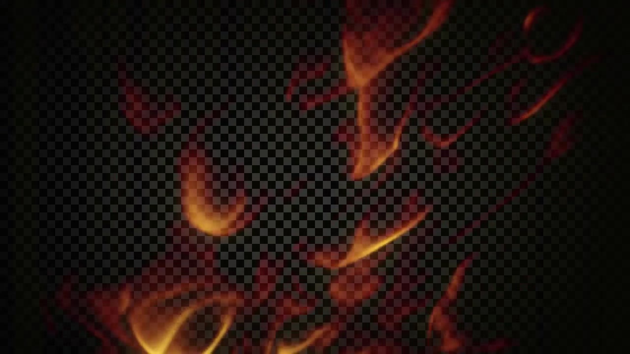 free animated fire webcam overlay