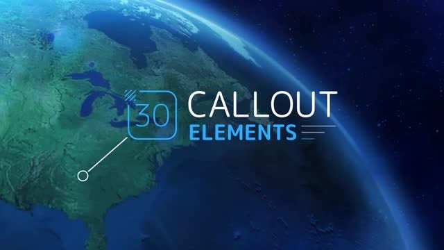 Callout Elements: After Effects Templates