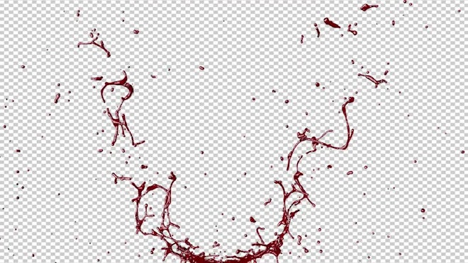 Spurting Blood Splatter Pack - Stock Motion Graphics