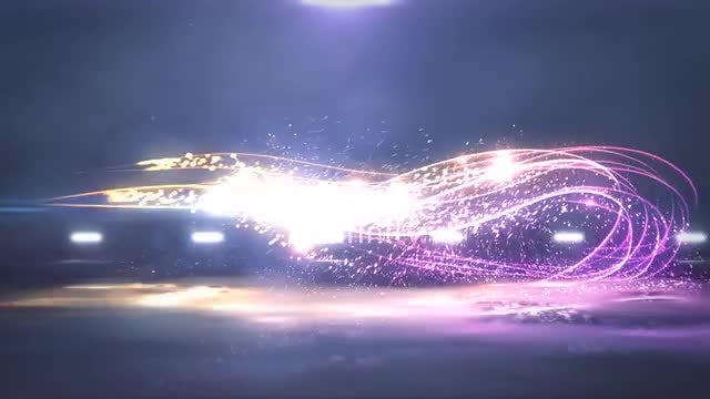 Particle Trails Logo: After Effects Templates