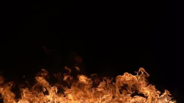 Slow Mo Fire: Stock Video