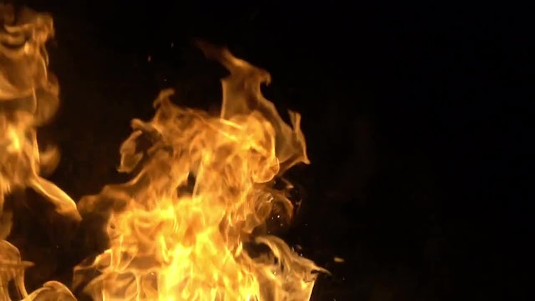Slow Mo Fire: Stock Video