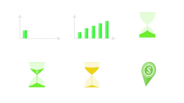 80+ Animated Money Icons Pack: After Effects Templates