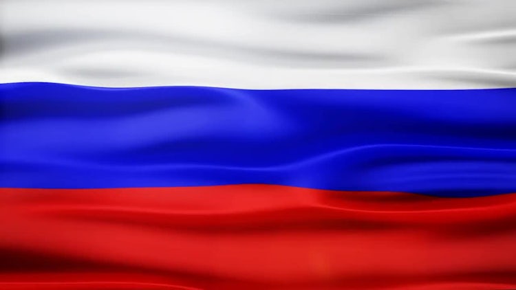 Russia Flag: Motion Graphics