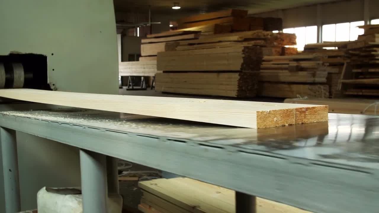 Wood Processing Stock Video Motion Array