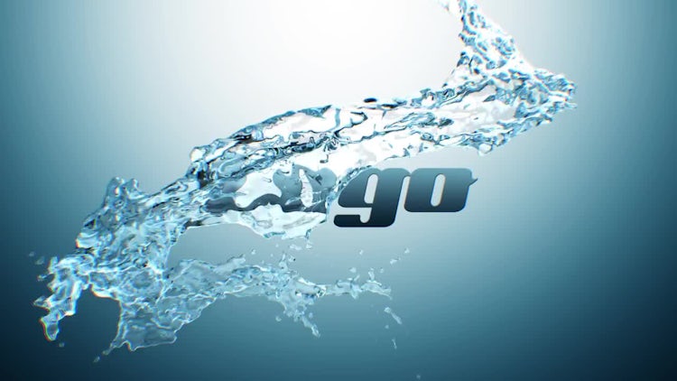water logo after effects template free download