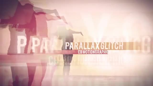 Parallax Glitch Opener: After Effects Templates