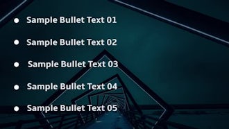 Animated Bullet List: Premiere Pro Templates