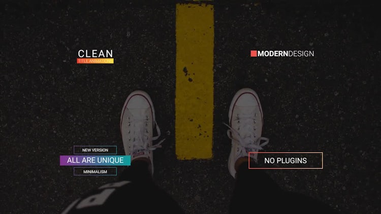 23 Modern Titles: After Effects Templates