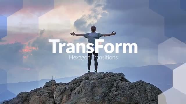 TransForm - Hexagon Transitions: Premiere Pro Templates