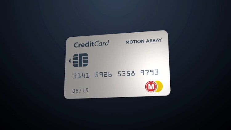 Credit Card Rotate Loop After Effects Templates Motion Array