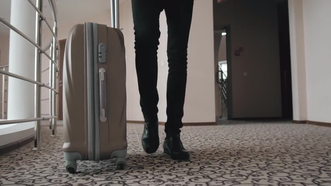 Walking In Hotel Hallway Stock Video Motion Array