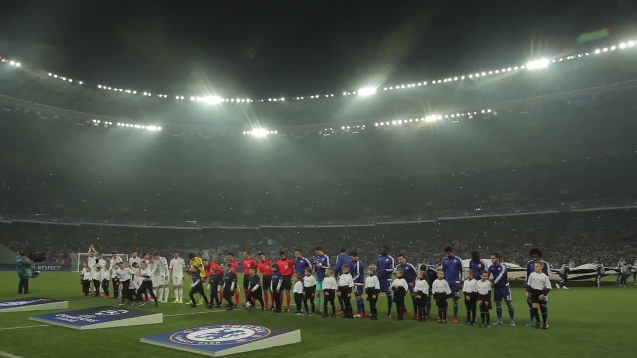 Football Teams Before Match - Stock Video | Motion Array