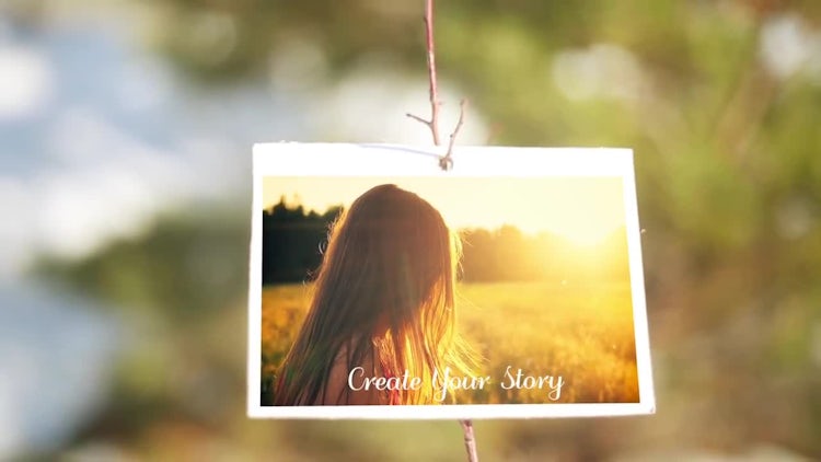 Light Frame Slideshow: After Effects Templates
