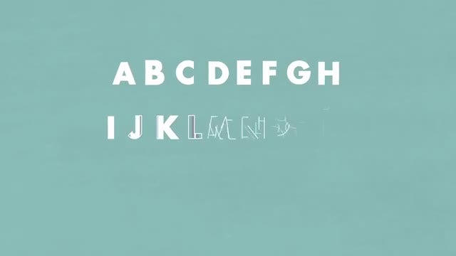 Lines Alphabet: After Effects Templates