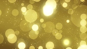 Large Gold Particles: Motion Graphics