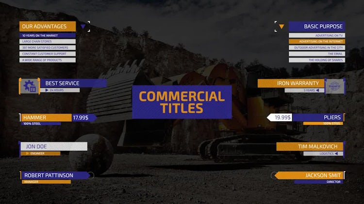 Commercial Titles - After Effects Templates | Motion Array