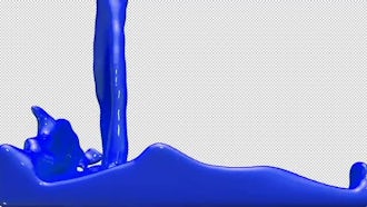 Paint Fills Up Screen: Motion Graphics