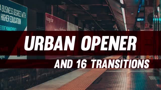 Short Urban Opener & Transitions: Premiere Pro Templates