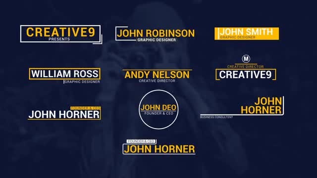 Corporate Lower Thirds: After Effects Templates