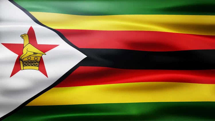 Zimbabwe Flag: Stock Motion Graphics