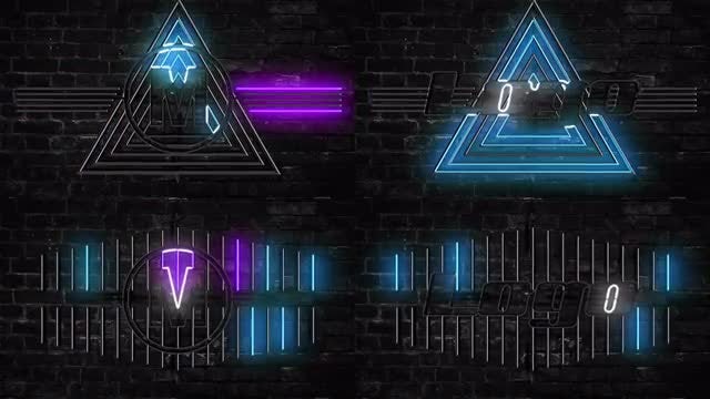 Neon Logo: After Effects Templates
